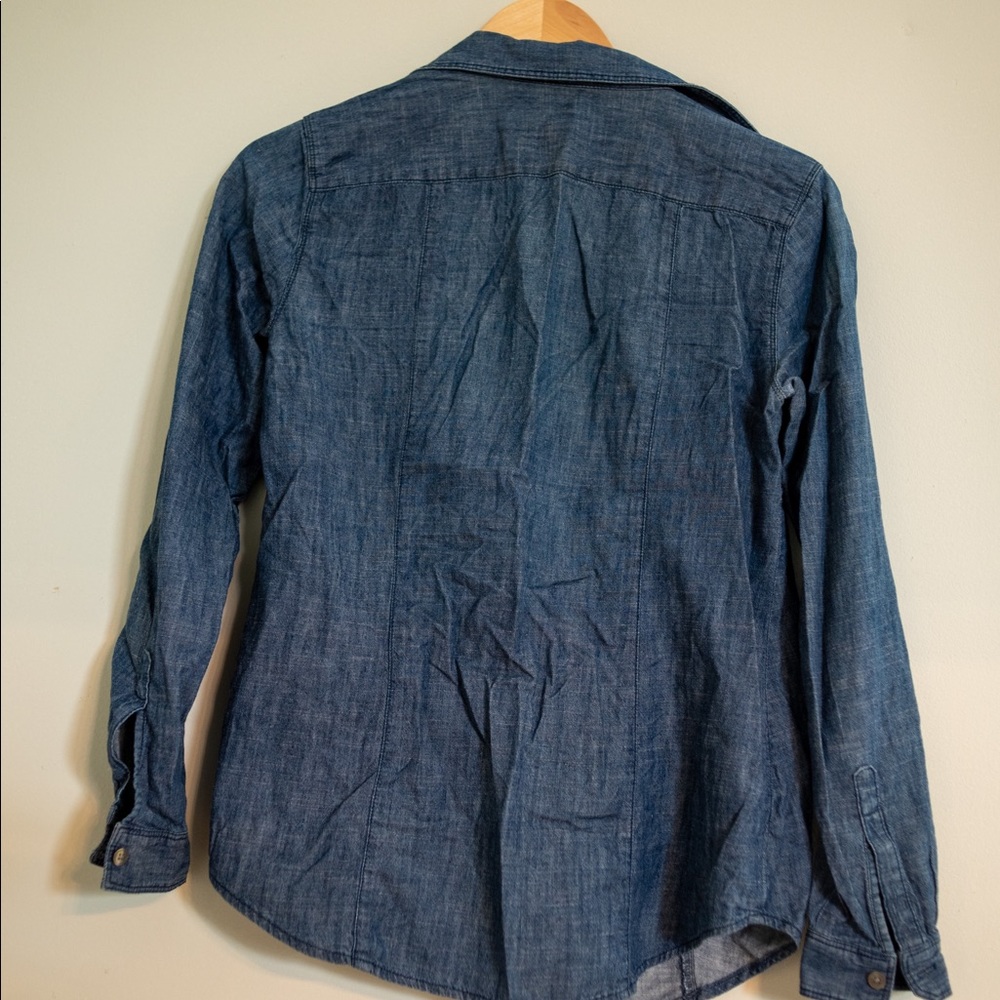 LOFT chambray button down - Picture 3 of 3